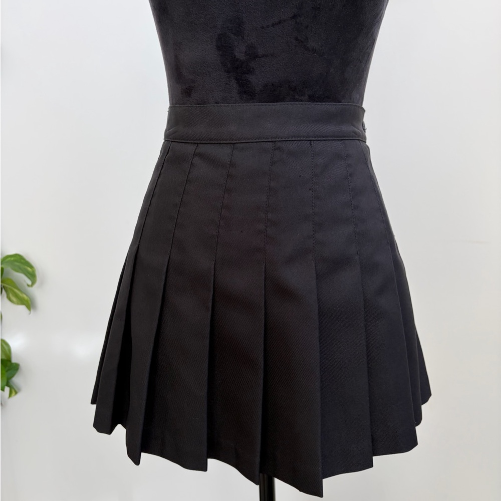 American Apparel Black Tennis Skirt | Made in USA | Size Small